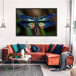 Prismatic Dragonfly Wall Art
