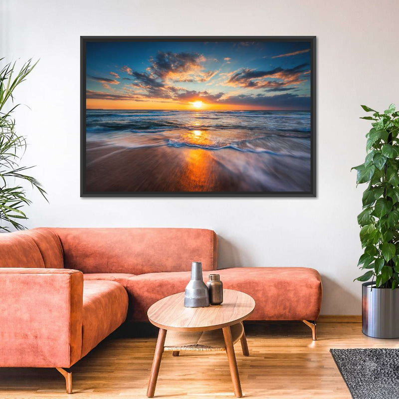Summer Ocean Sunrise Wall Art