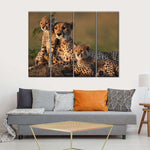 Safari Cheetah Family Wall Art