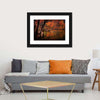 Orange Autumn Lake Wall Art