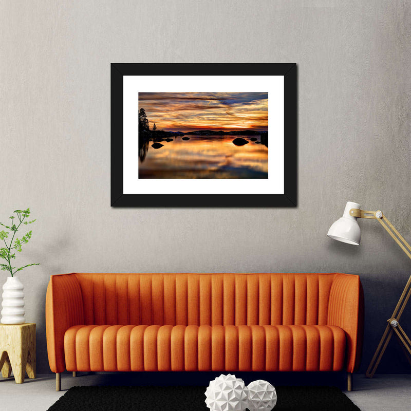 Lake Tahoe Granite Boulders Wall Art