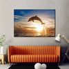 Jumping Dolphin Wall Art