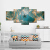 Sandy Underwater Starfish Wall Art