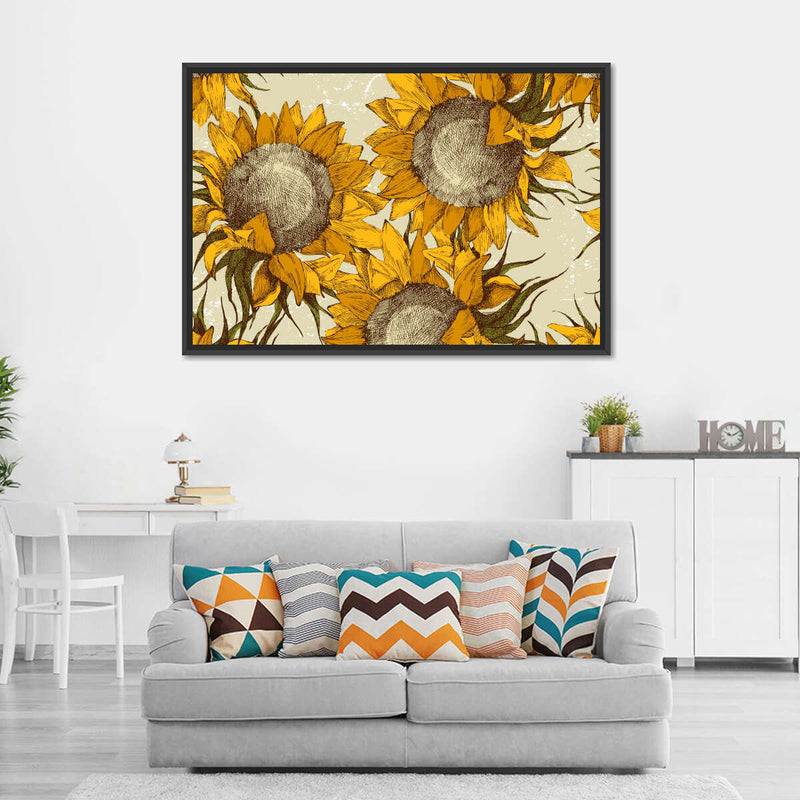 Yellow Sunflowers Wall Art