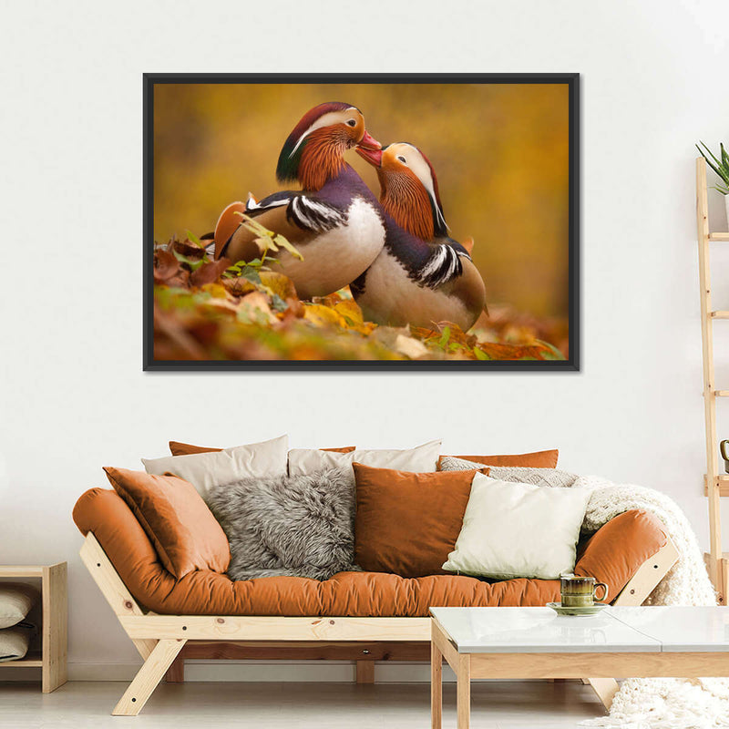 Loving Mandarin Ducks Wall Art