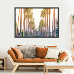 Palm Trees In Los Angeles Wall Art