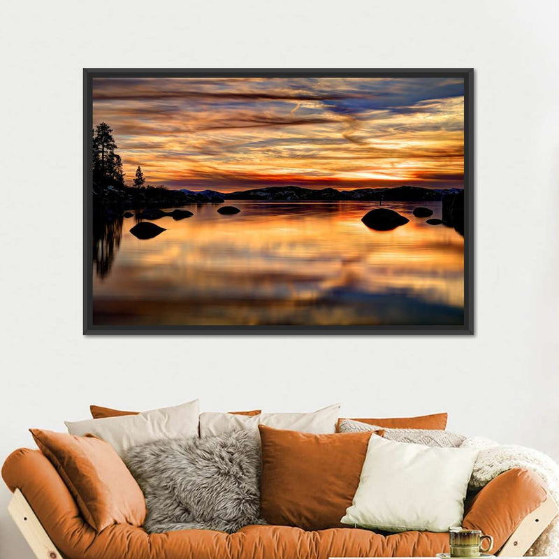 Lake Tahoe Granite Boulders Wall Art