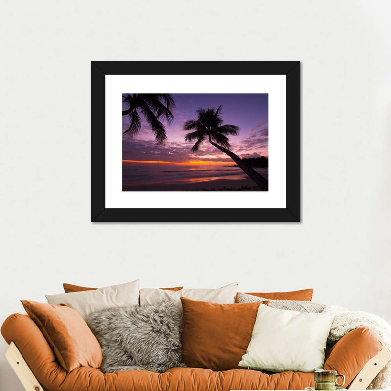 Palm Koh Samui Sunset Wall Art