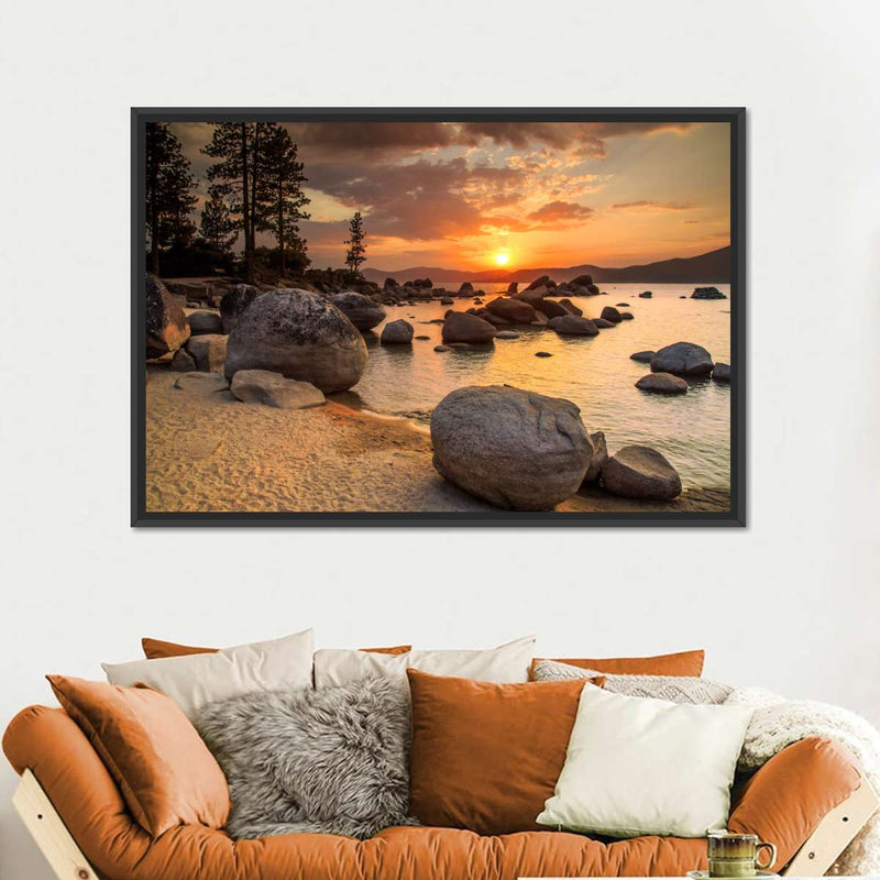 Lake Tahoe Twilight Wall Art
