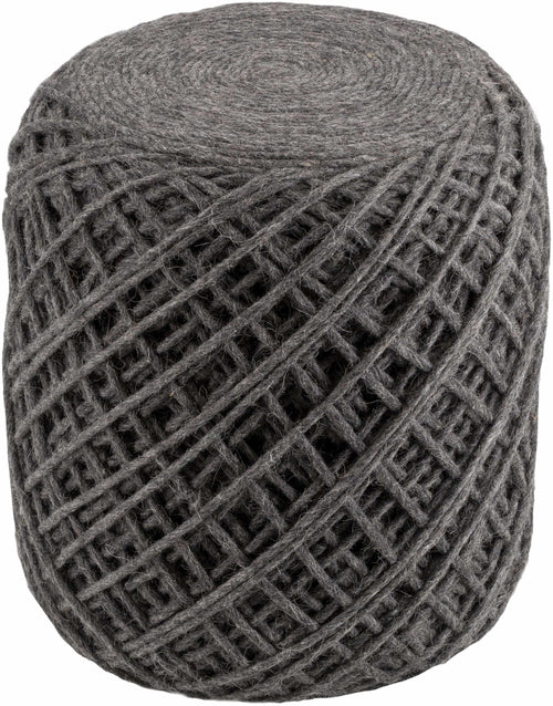 Moapa Charcoal Hard Nest Pouf