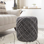Moapa Charcoal Hard Nest Pouf