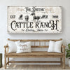 Branded Cattle Ranch Sign III