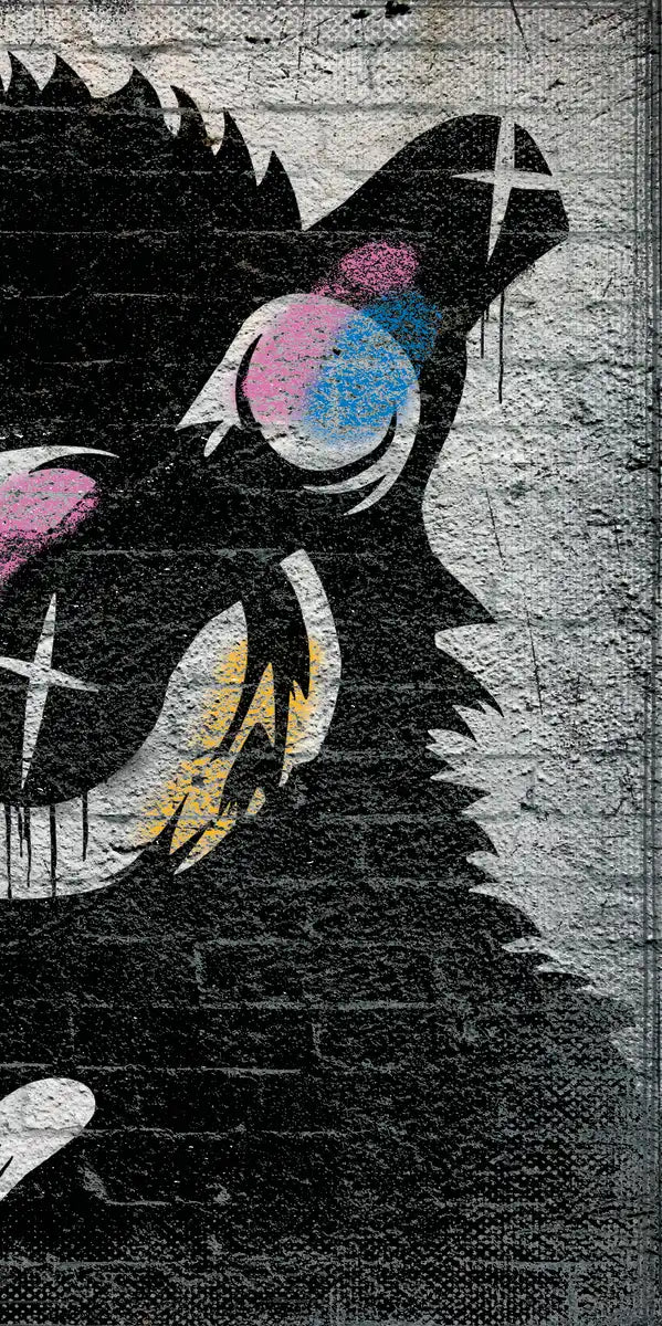 Monkey Wearing Headphones Wall Art