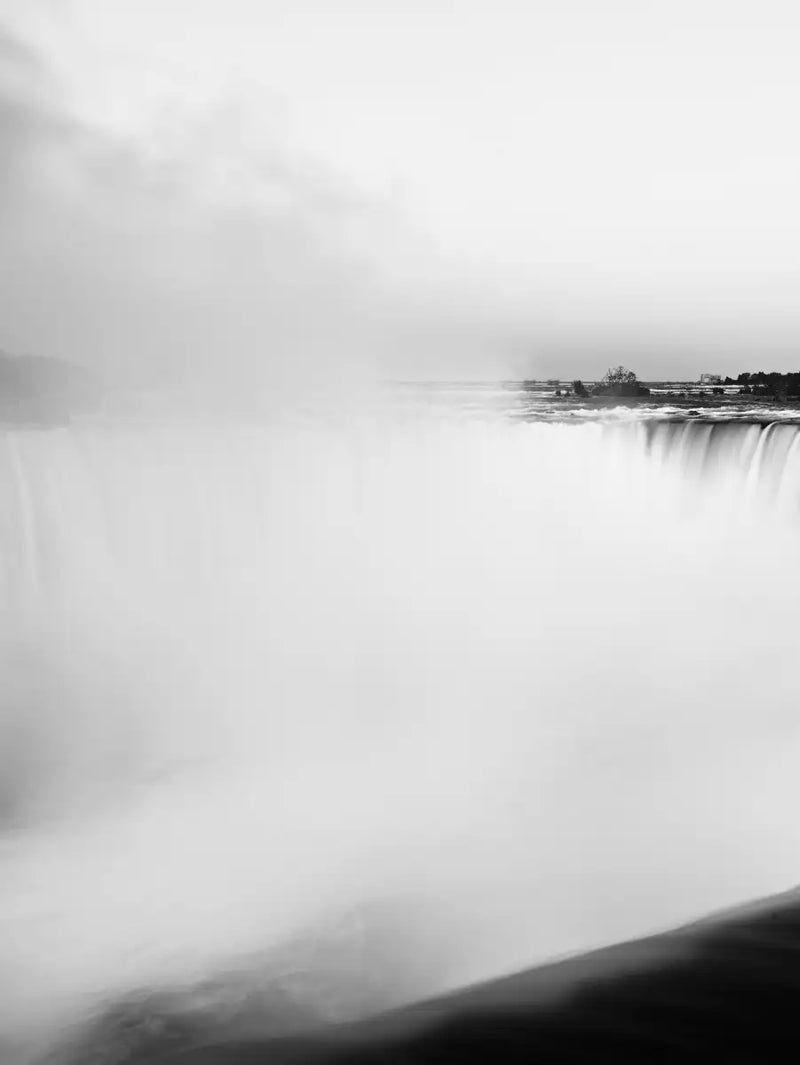Monochromatic Niagara Falls Wall Art