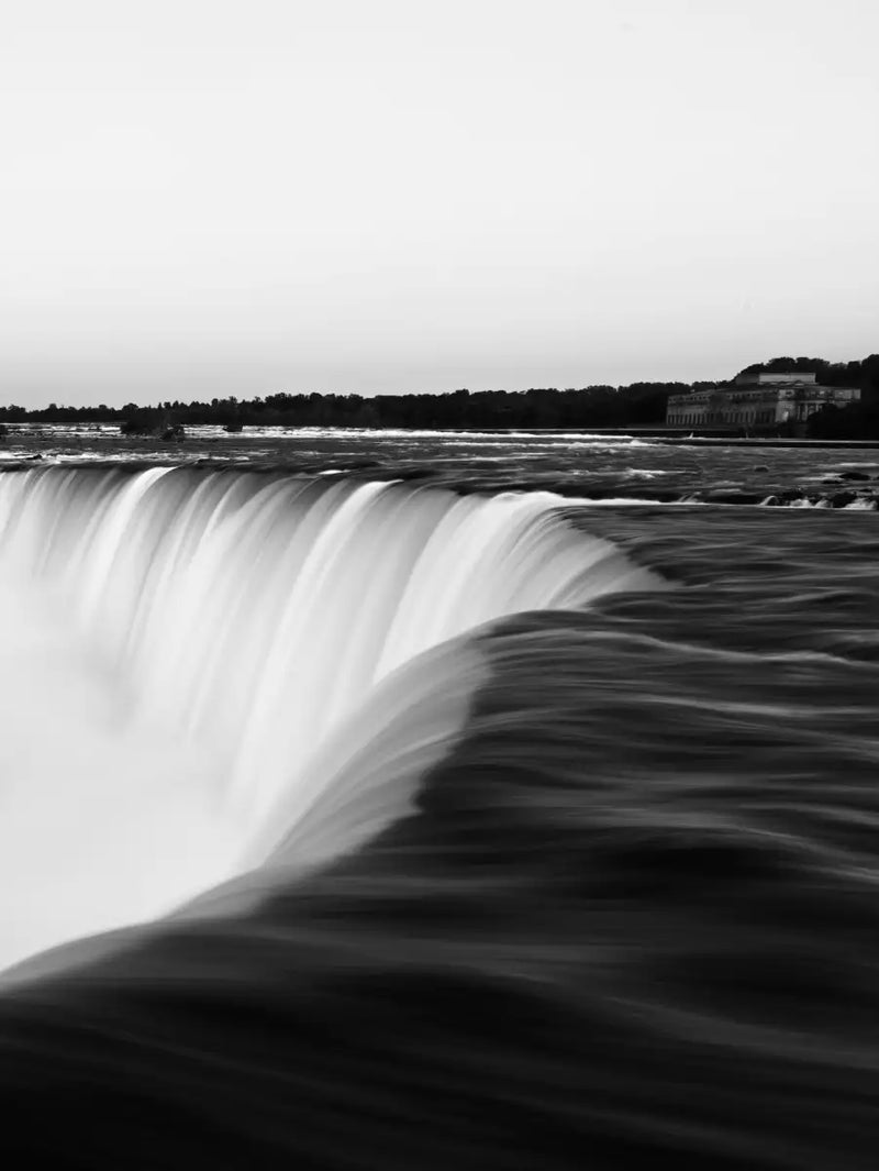 Monochromatic Niagara Falls Wall Art