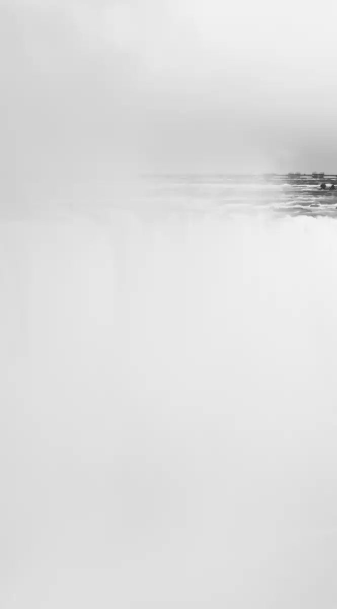 Monochromatic Niagara Falls Wall Art
