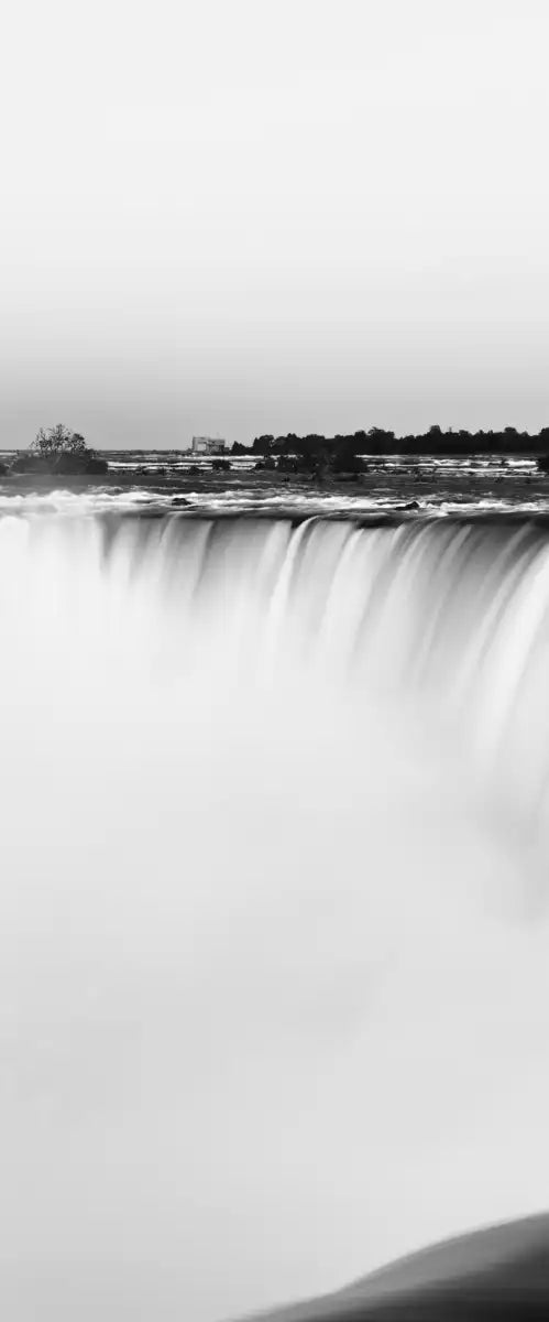 Monochromatic Niagara Falls Wall Art