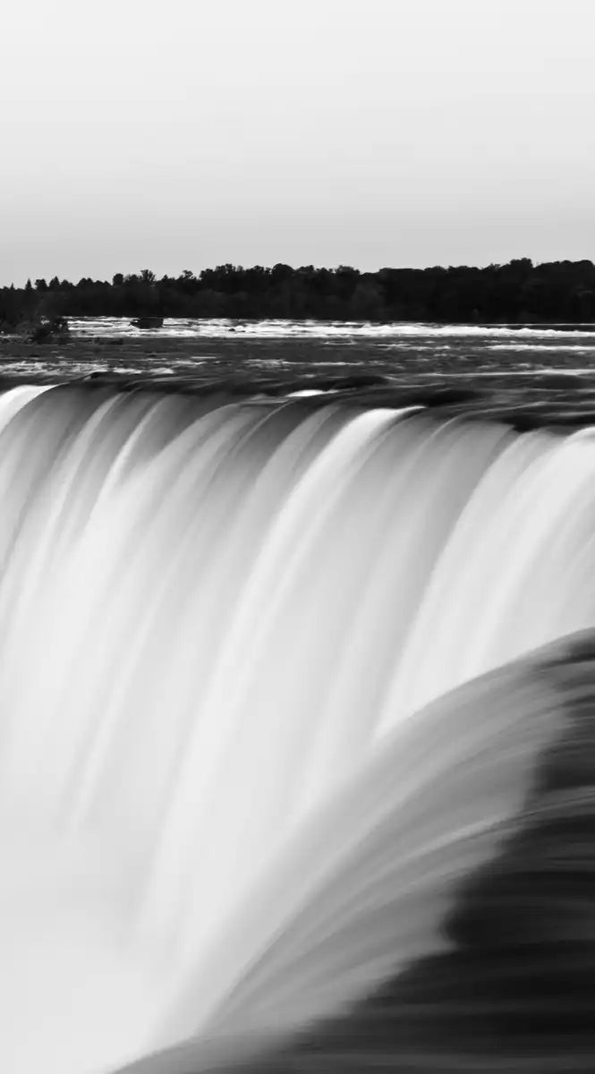 Monochromatic Niagara Falls Wall Art