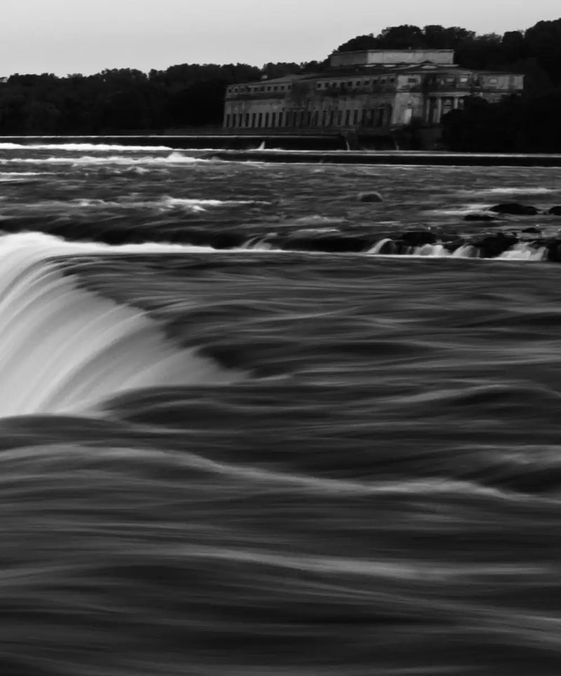 Monochromatic Niagara Falls Wall Art