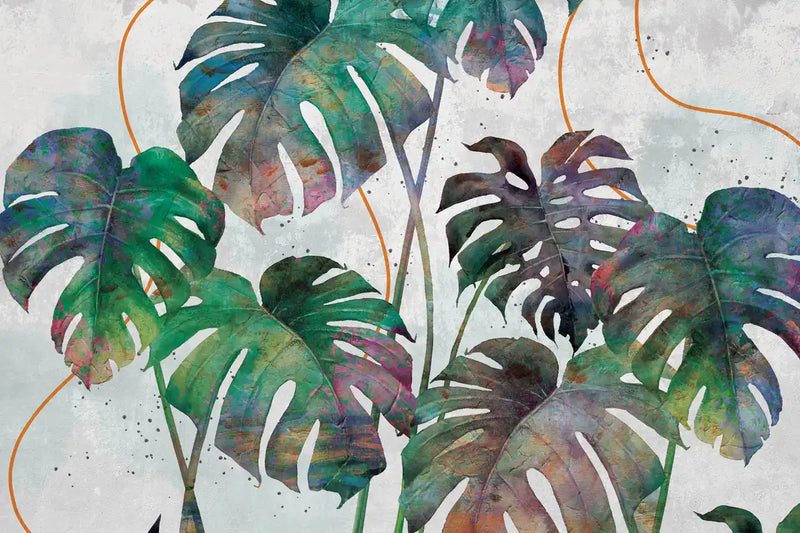 Monstera Leaves Wall Art