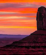 Monument Valley At Sunset Wall Art