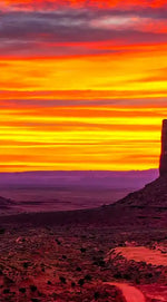 Monument Valley At Sunset Wall Art