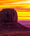 Monument Valley At Sunset Wall Art