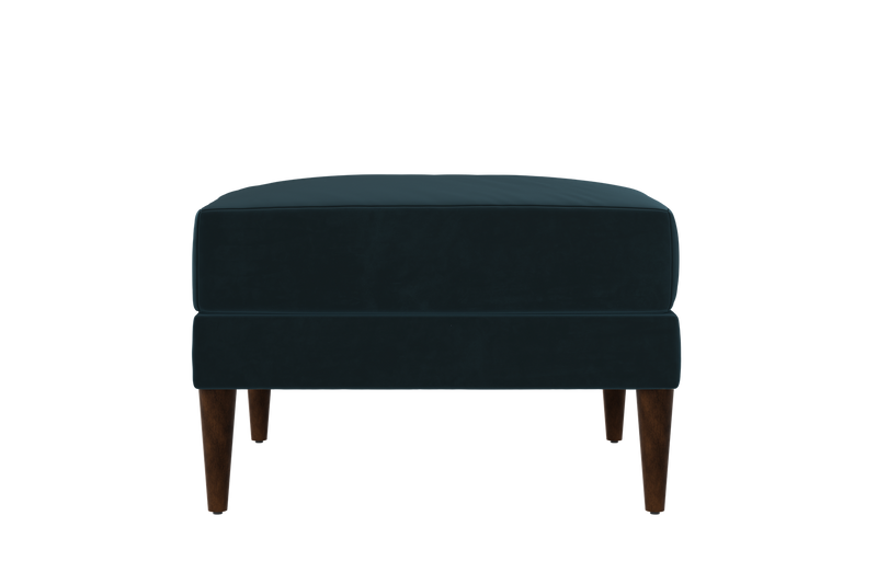 The Essential Ottoman in Recycled Velvet