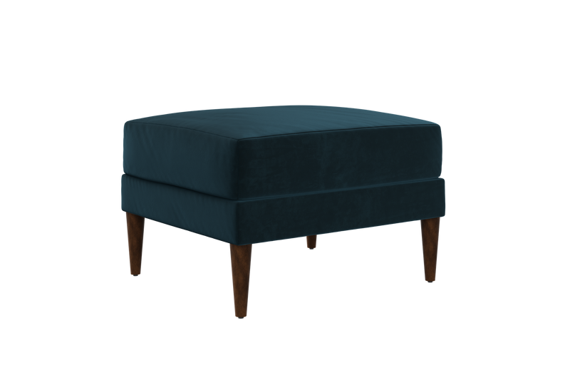 The Essential Ottoman in Recycled Velvet