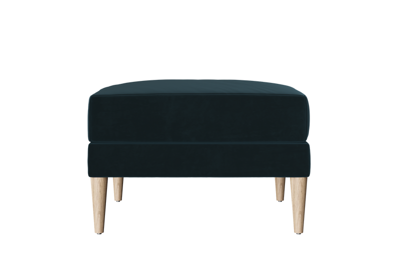 The Essential Ottoman in Recycled Velvet