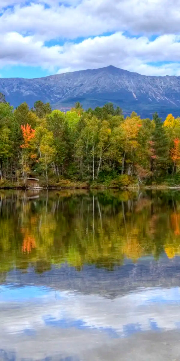 Mount Katahdin Lake Landscape Wall Art