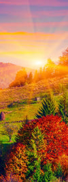 Mountain Autumn Sunrise Wall Art