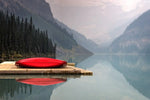 Mountain Lake Kayak Wall Art