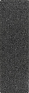 Black Braided Faux Jute Rug