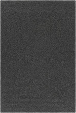 Black Braided Faux Jute Rug