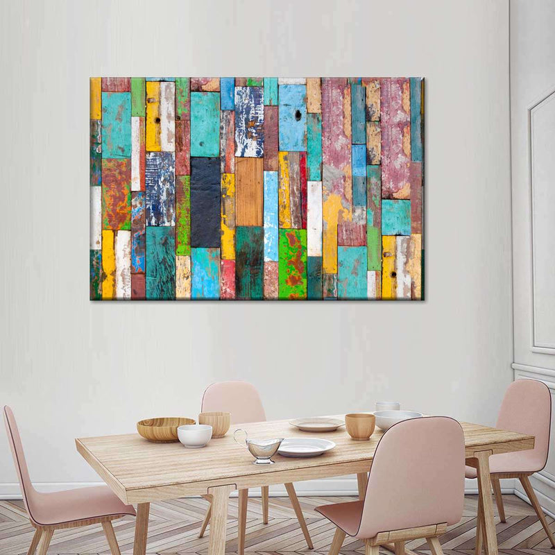 Retro Wood Wall Art