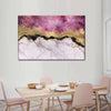 Pink And Gold Abstract Wall Art