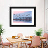 Pink Sky Over Ducks Wall Art