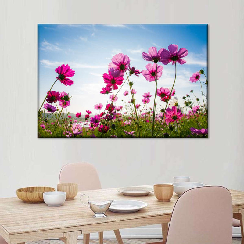 Wild Cosmos Flowers Wall Art
