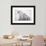 Polar Bear Family Wall Art