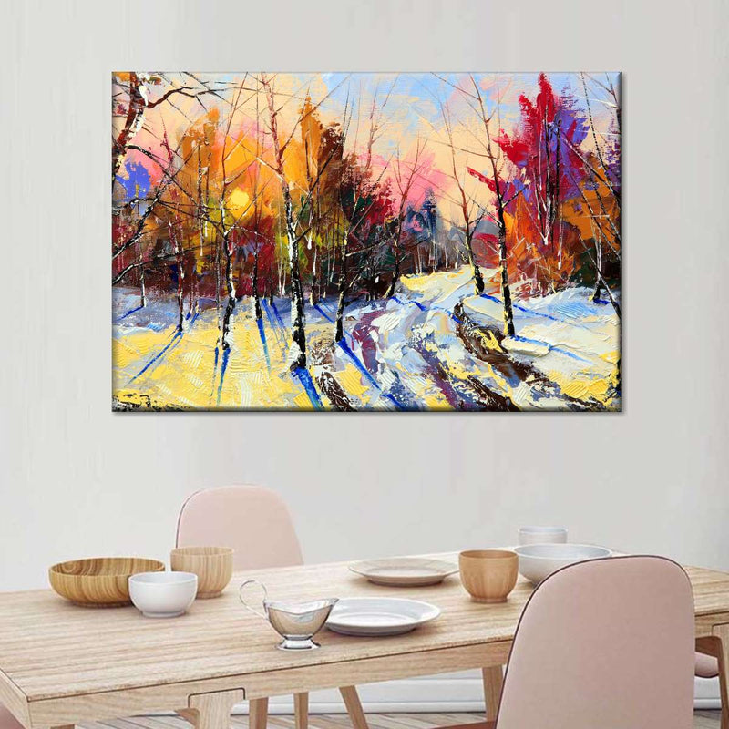 Snowy Forest Wall Art