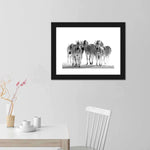 Zebras On The Move Wall Art