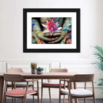 Lotus Flower In Hand Wall Art