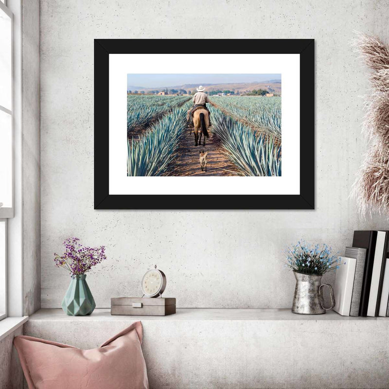 Inspecting Agave Plantation Wall Art