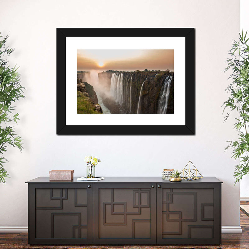 Victoria Falls Sunset Wall Art