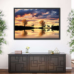Lakeside Deer Wall Art