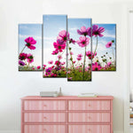 Wild Cosmos Flowers Wall Art