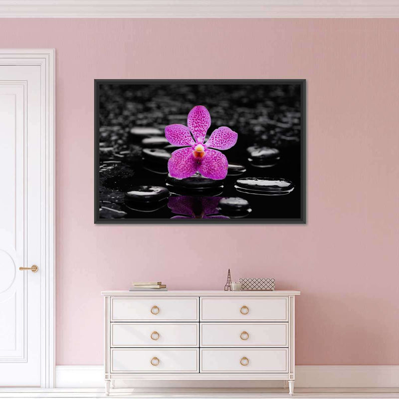 Zen Purple Orchid Wall Art