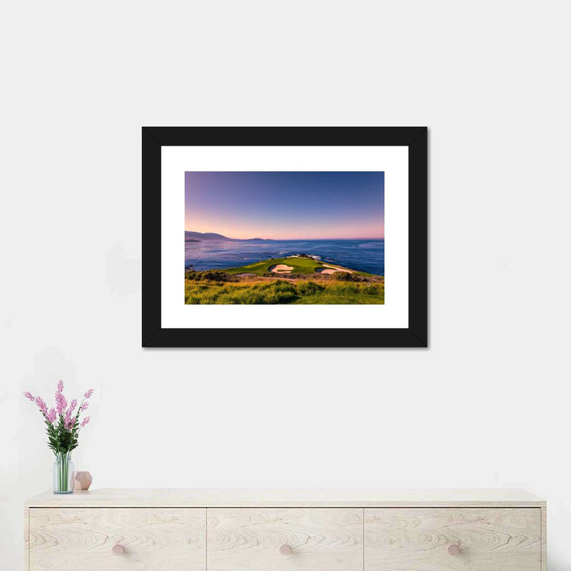 Pebble Beach Blue Sky Wall Art