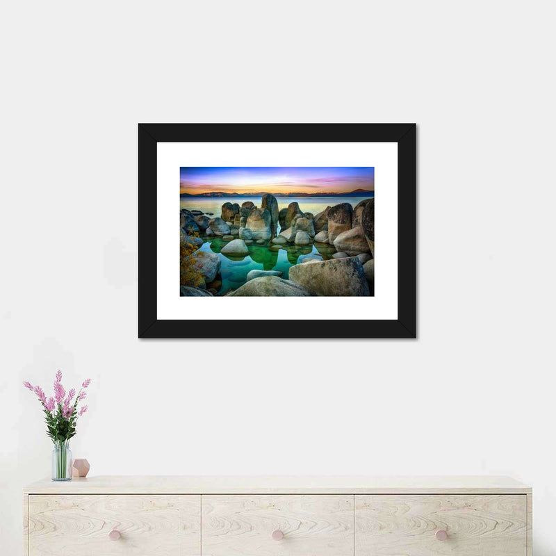 Rocks At Lake Tahoe Wall Art